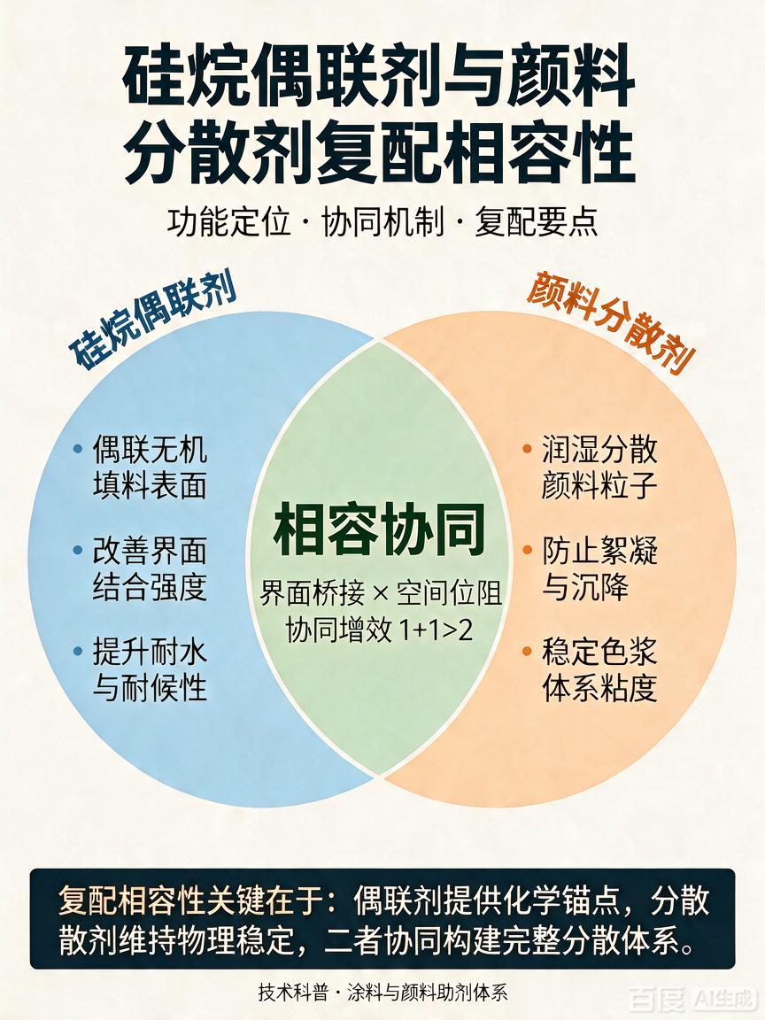 硅烷在顏料界面的成鍵與縮合機(jī)理